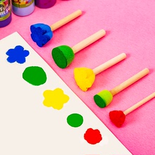 Woodworking For Kids - Wooden Handle Mushroom Head Sponge Brush