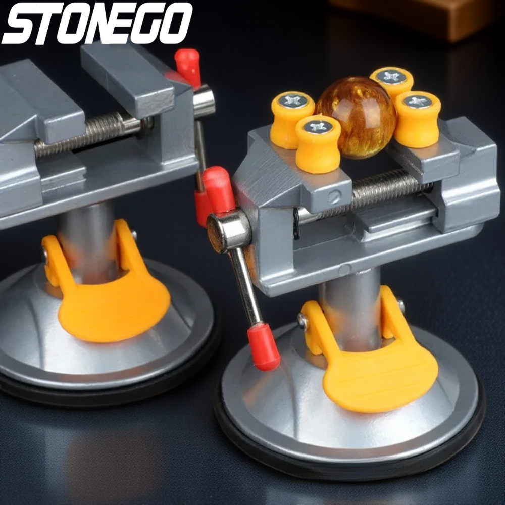 Woodworking Vise - STONEGO Small Bench Vise Multifunction Flat