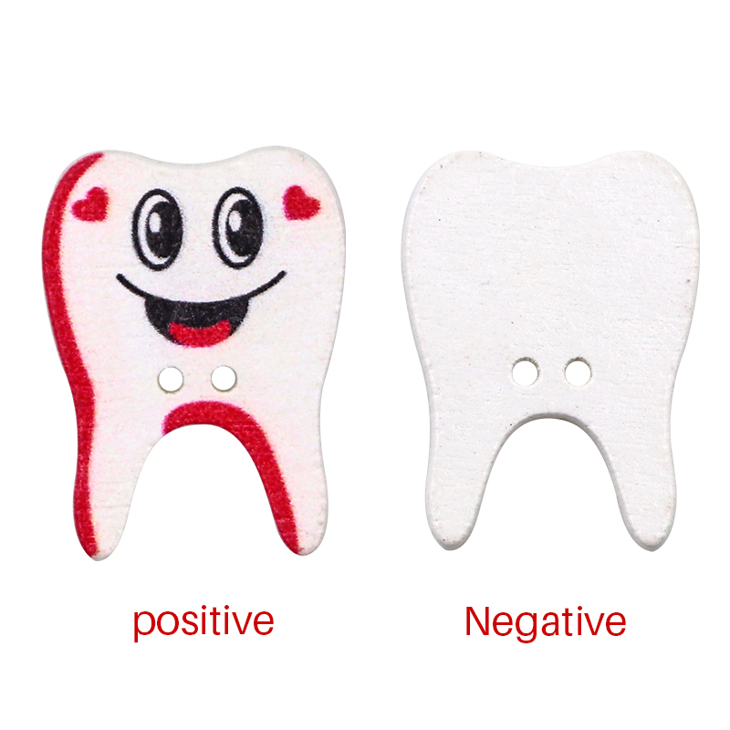 50/100pcs Wooden Button Tooth  - Woodworking For Kids avis et prix