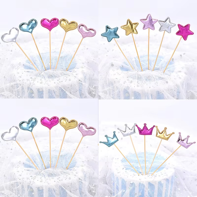 50pcs Cake Topper Crown Heart  - Woodworking School avis et prix