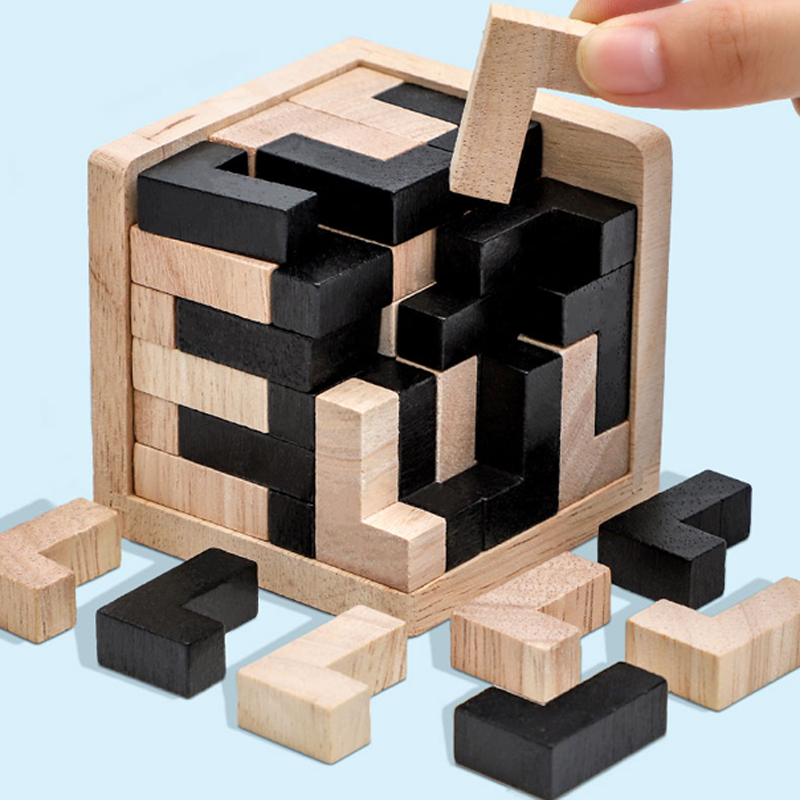 3D Cube Puzzle Luban Interlock - Woodworking For Kids avis et prix