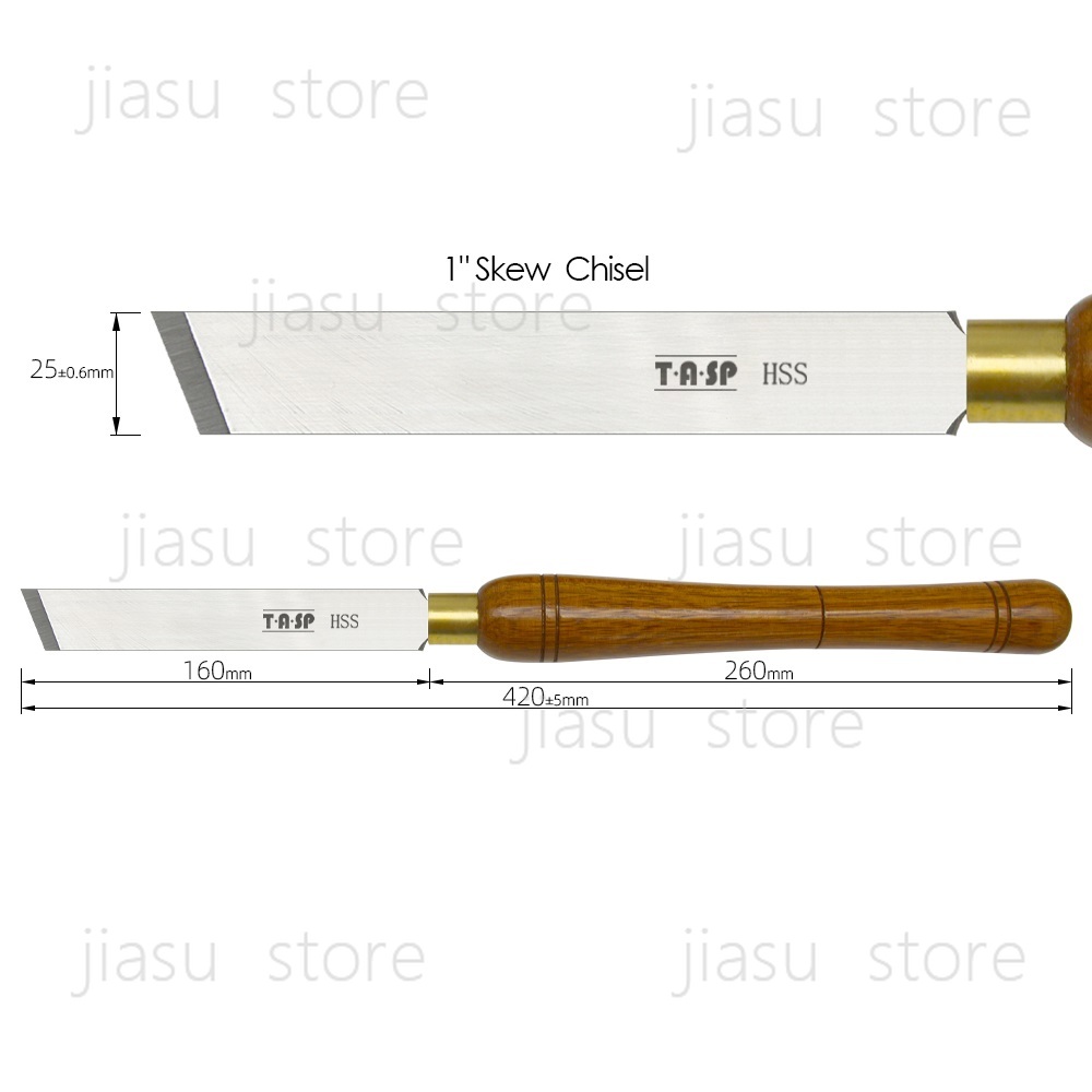 TASP HSS Wood Lathe Skew Chise - Skew Chisel Wood avis et prix