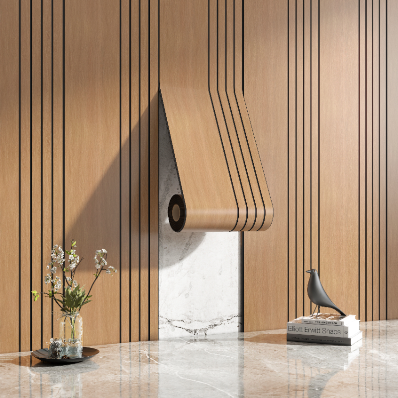 Thickened 3D Stereo Grille Woo - Woodworking Wallpaper avis et prix