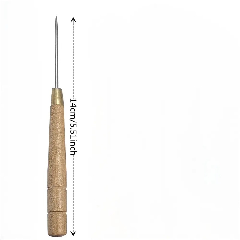 3 PCS Wooden Handle Awl Tool L - Woodworking Shoes avis et prix