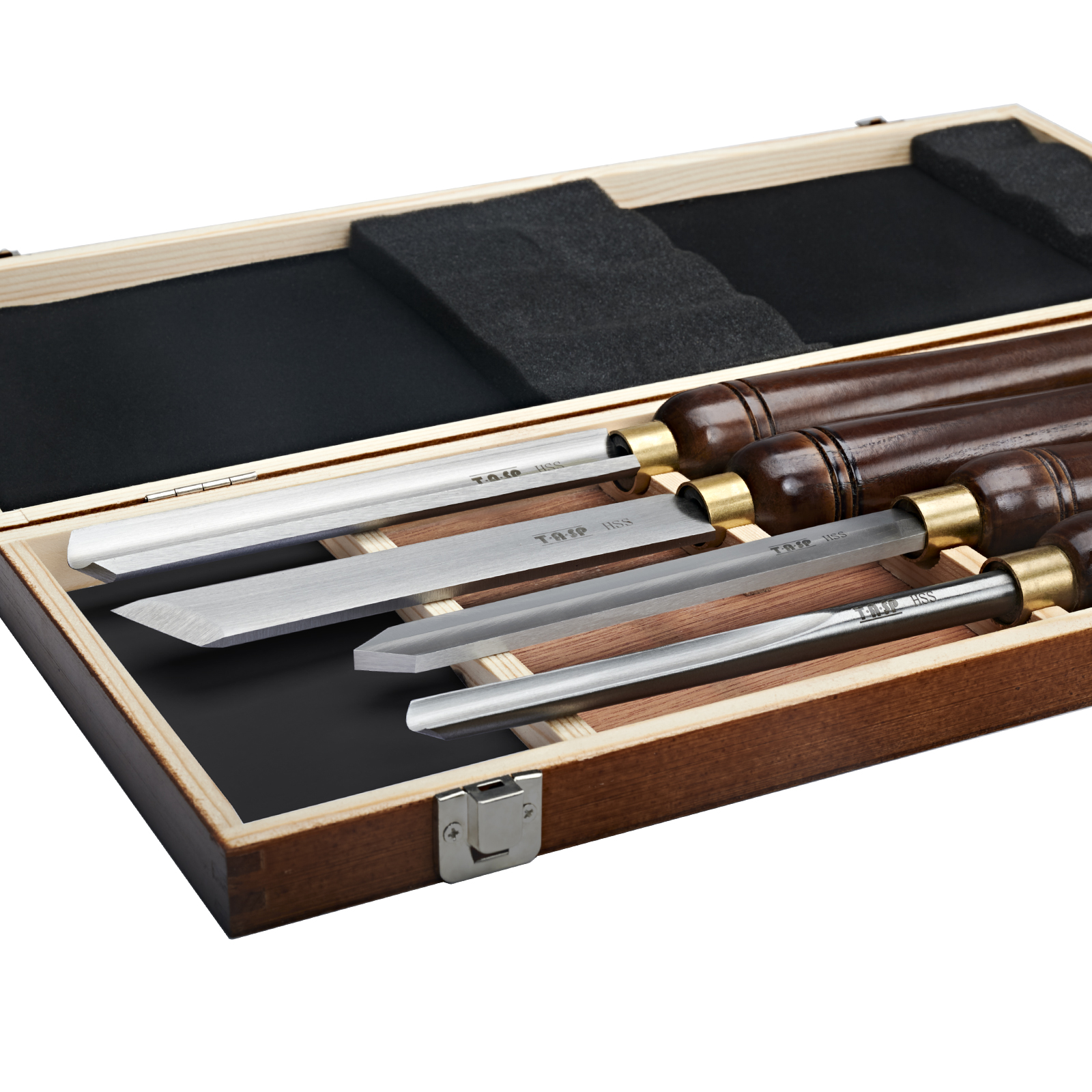 TASP 4pcs HSS Woodturning Chis - Skew Chisel Wood avis et prix