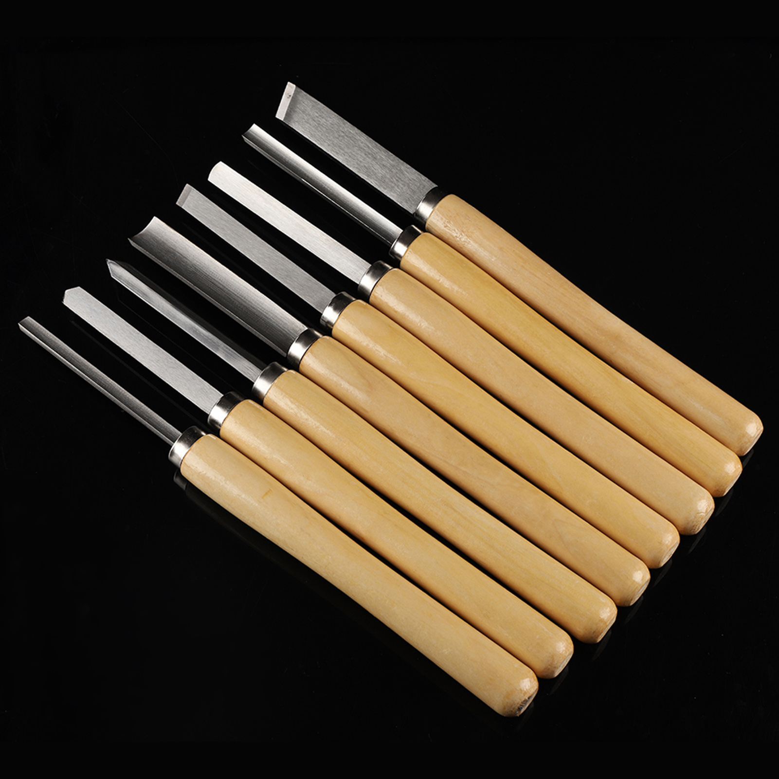 【Sale】8PCS/set Wood Lathe Chis - Skew Chisel Wood avis et prix