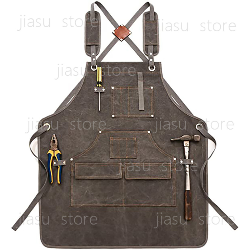 Thick Canvas Tool Apron Custom - Woodworking Logo Design Free avis et prix