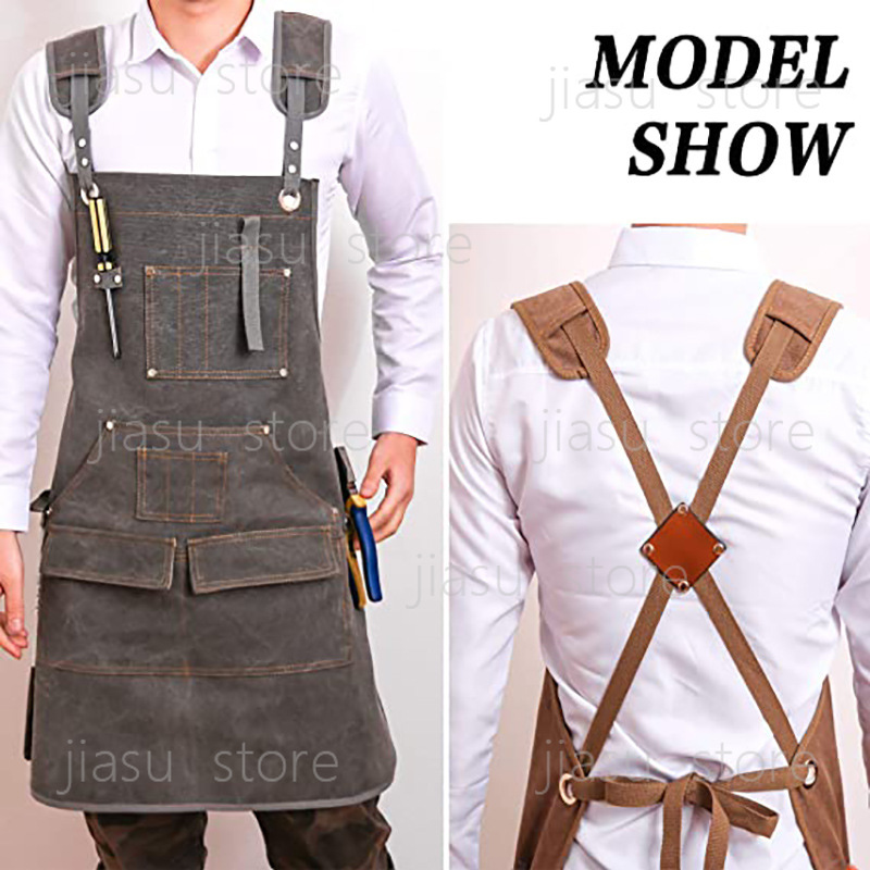 Thick Canvas Tool Apron Custom - Woodworking Logo Design Free avis et prix