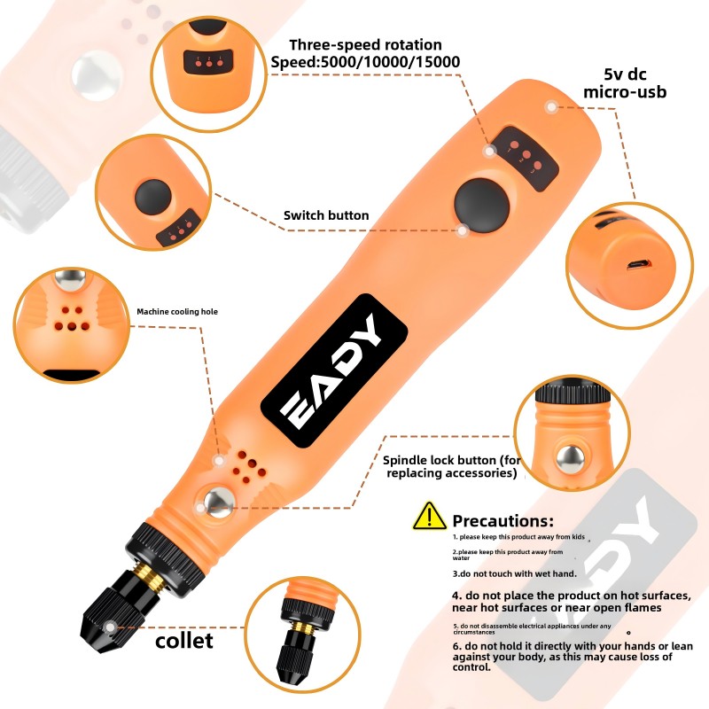 USB Cordless Rotary Tool Kit – - Woodworking Groove avis et prix