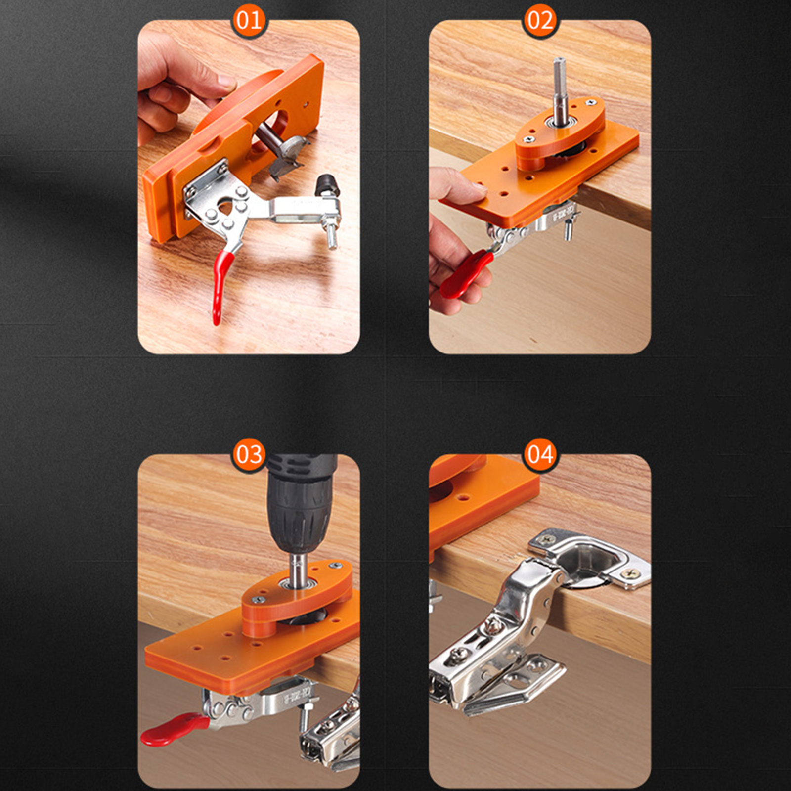 35mm Hinge Drilling Jig Long-L - Woodworking Groove avis et prix