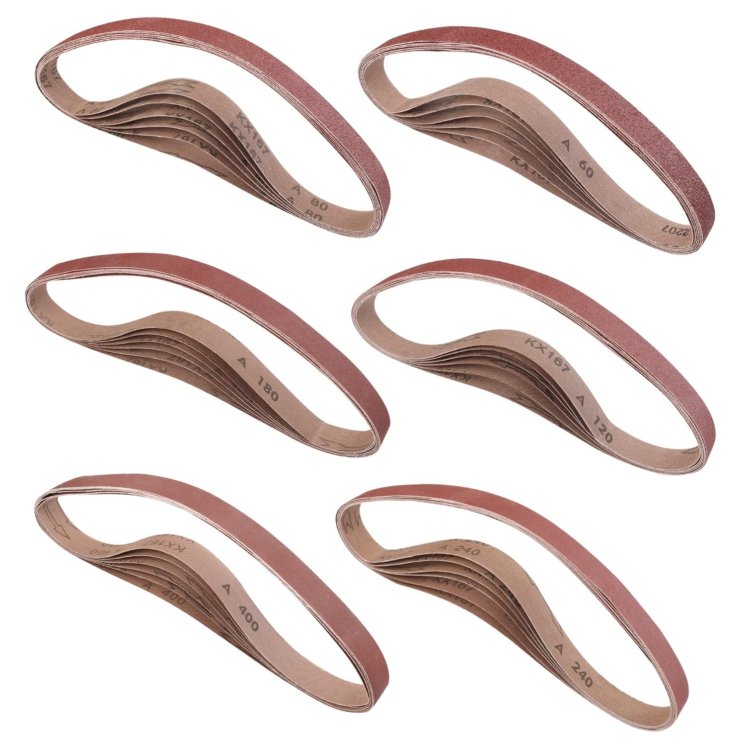 36 Pack 1x30 Inch Sanding Belt - Woodworking Kits avis et prix