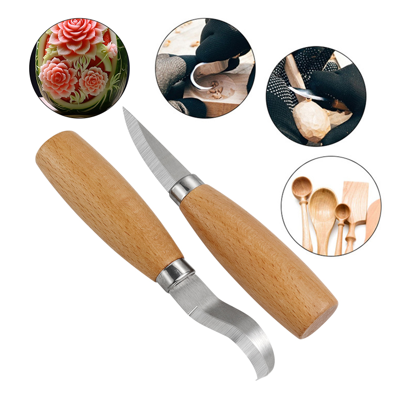 Stainless Iron Carving Knife B - Woodworking Groove avis et prix