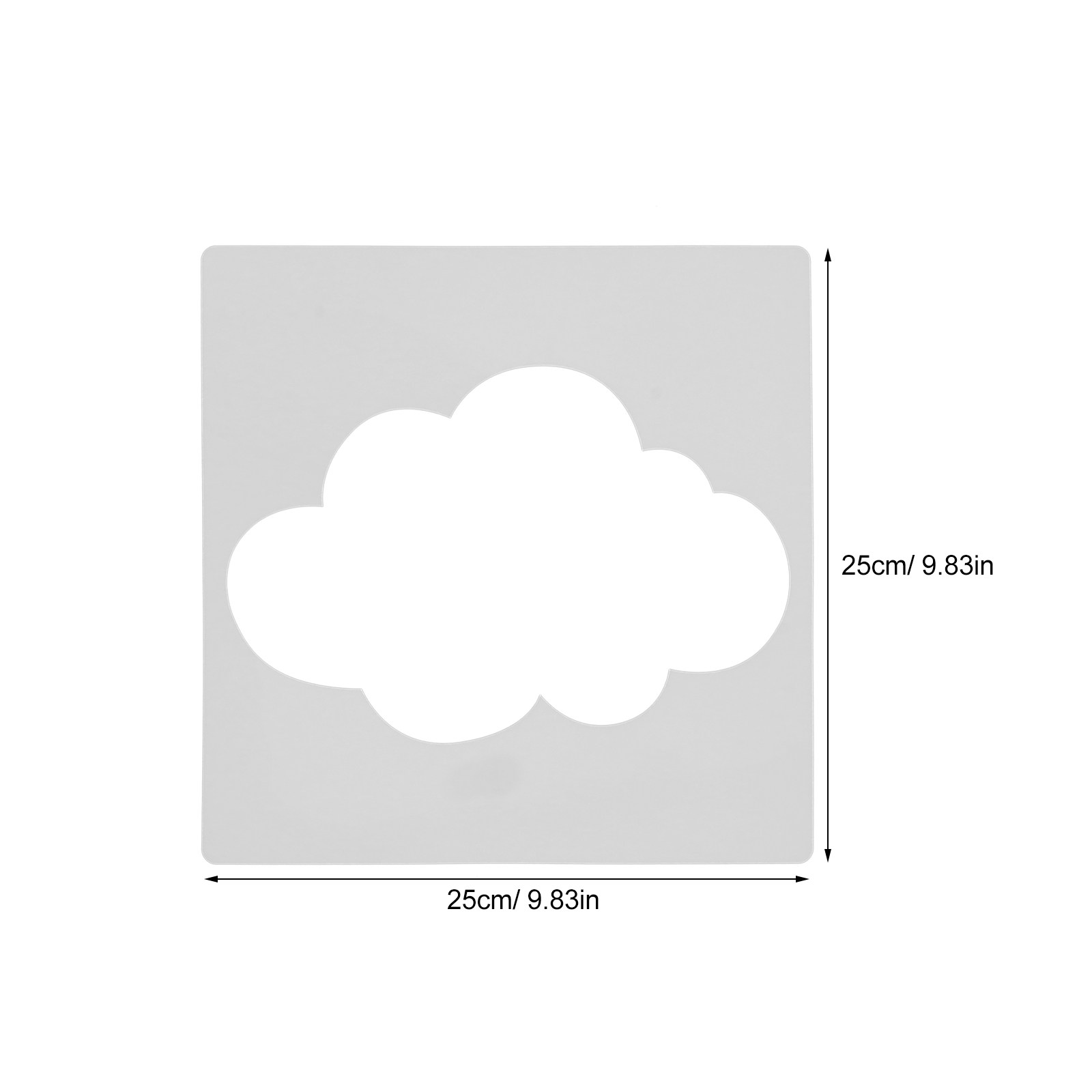8Pcs Plastic Cloud Stencil Tem - Woodworking Art avis et prix