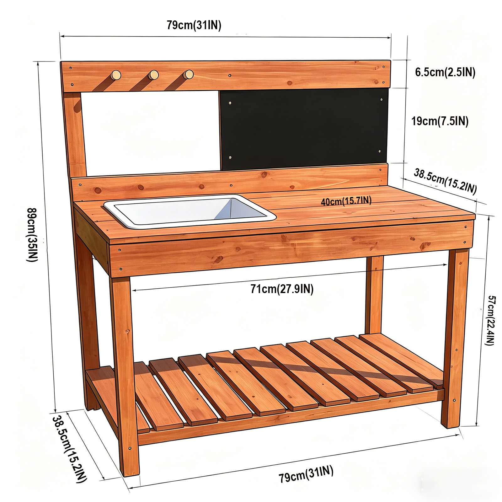 Wooden Potting Benches For Chi - Woodworking For Kids avis et prix
