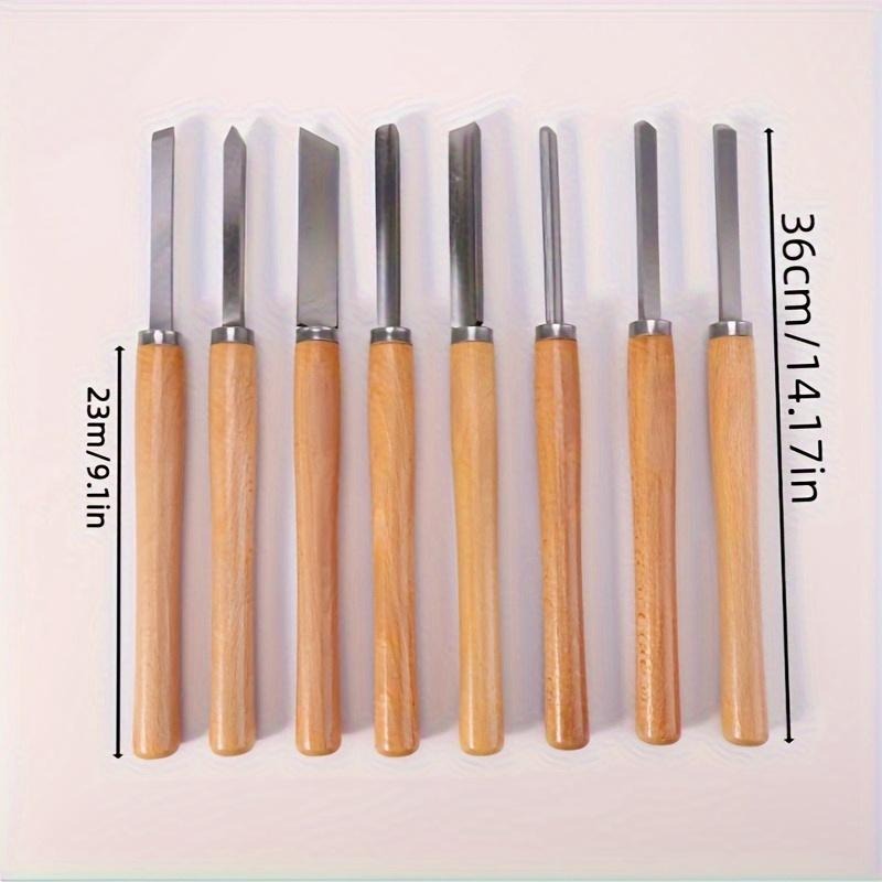 8Pcs Professional Wood Turning - Skew Chisel Wood avis et prix