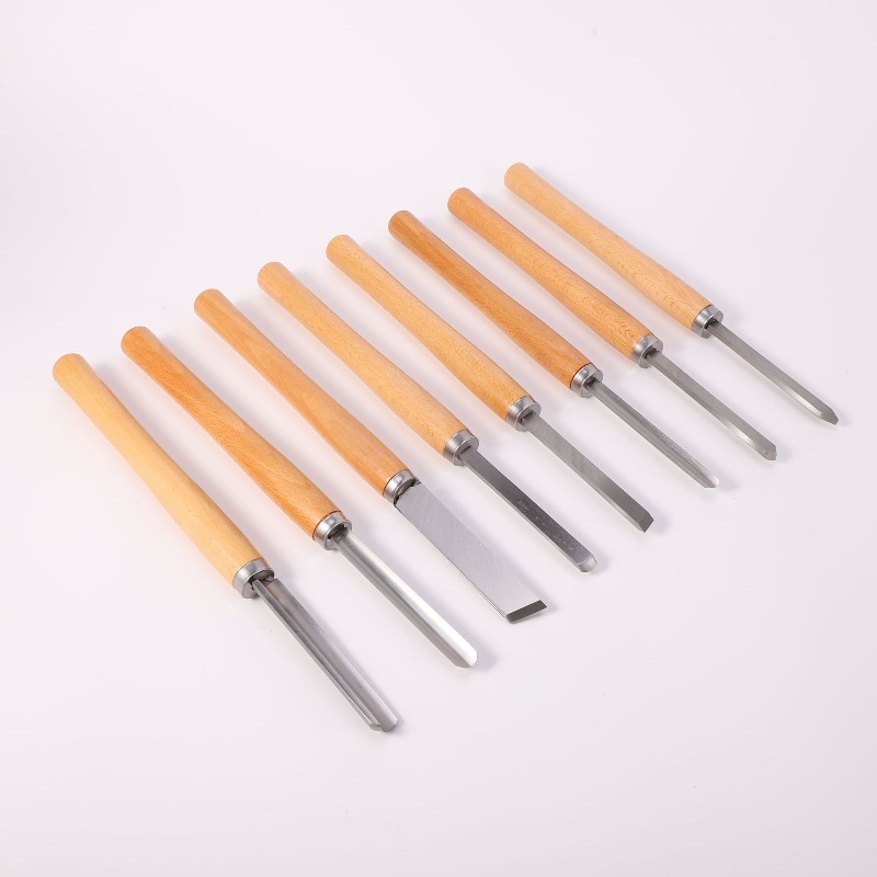 8Pcs Professional Wood Turning - Skew Chisel Wood avis et prix