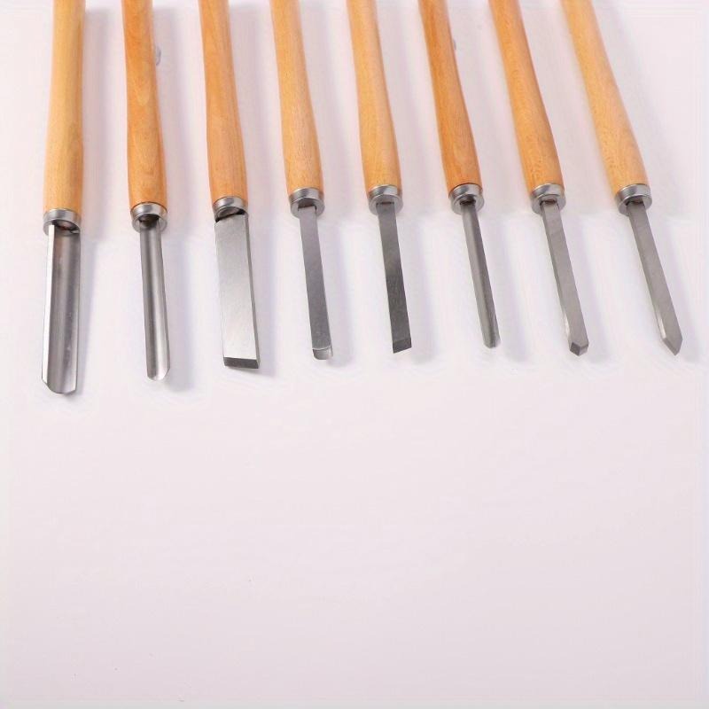 8Pcs Professional Wood Turning - Skew Chisel Wood avis et prix