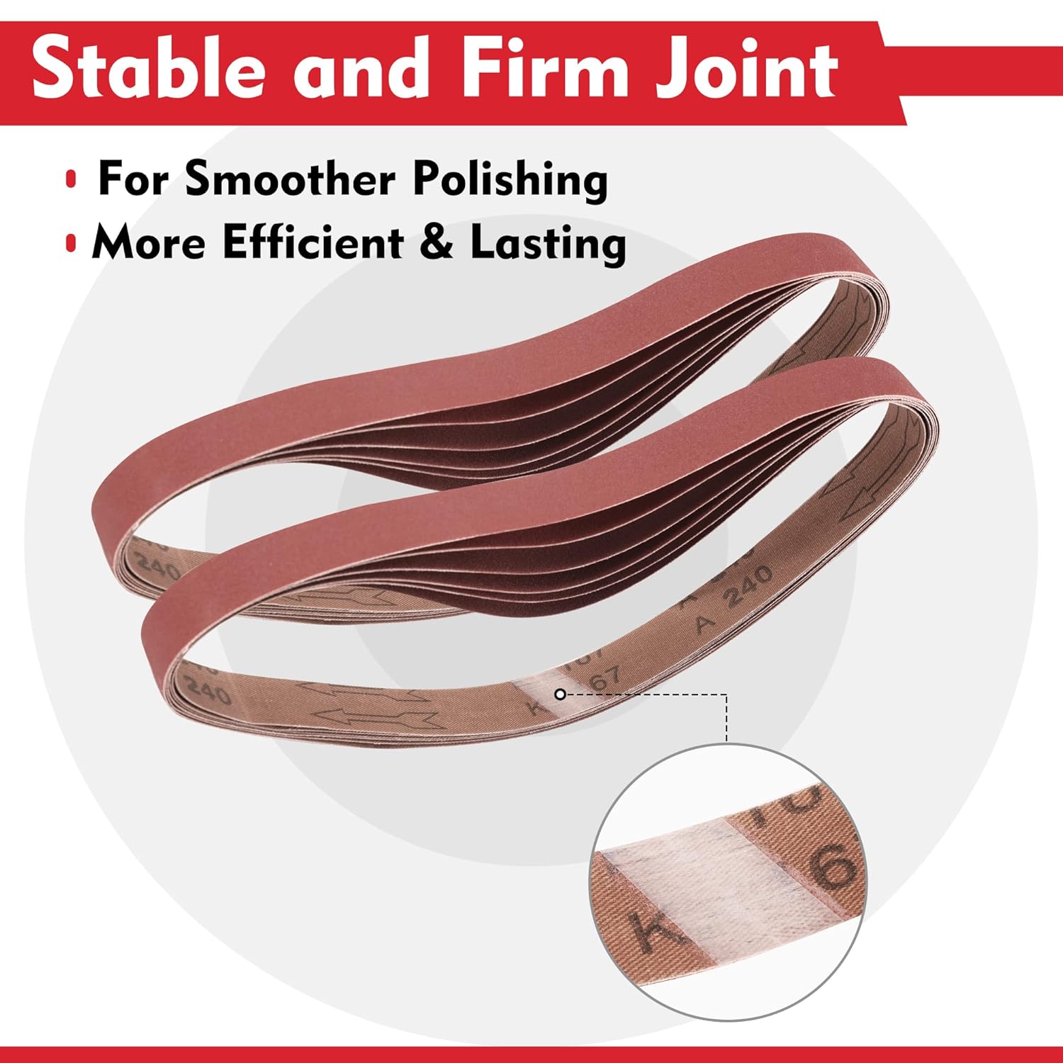 36 Pack 1x30 Inch Sanding Belt - Woodworking Kits avis et prix
