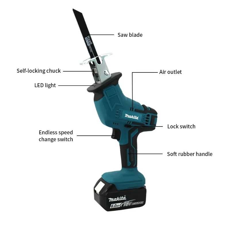 Makita ML-505 Cordless Recipro - Woodworking Rasp avis et prix