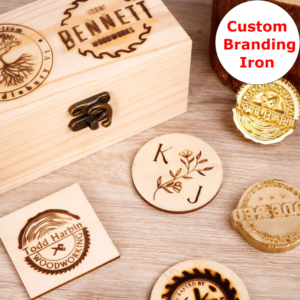 Custom Branding Iron for Food  - Woodworking Logo Design Free avis et prix