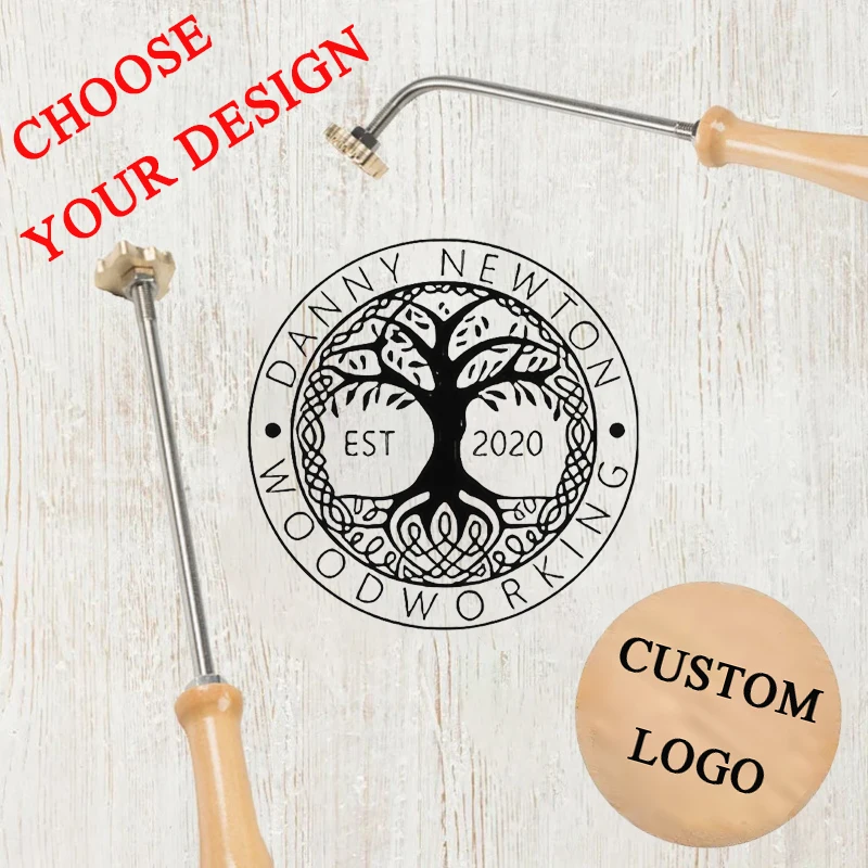Custom Branding Iron for Food  - Woodworking Logo Design Free avis et prix