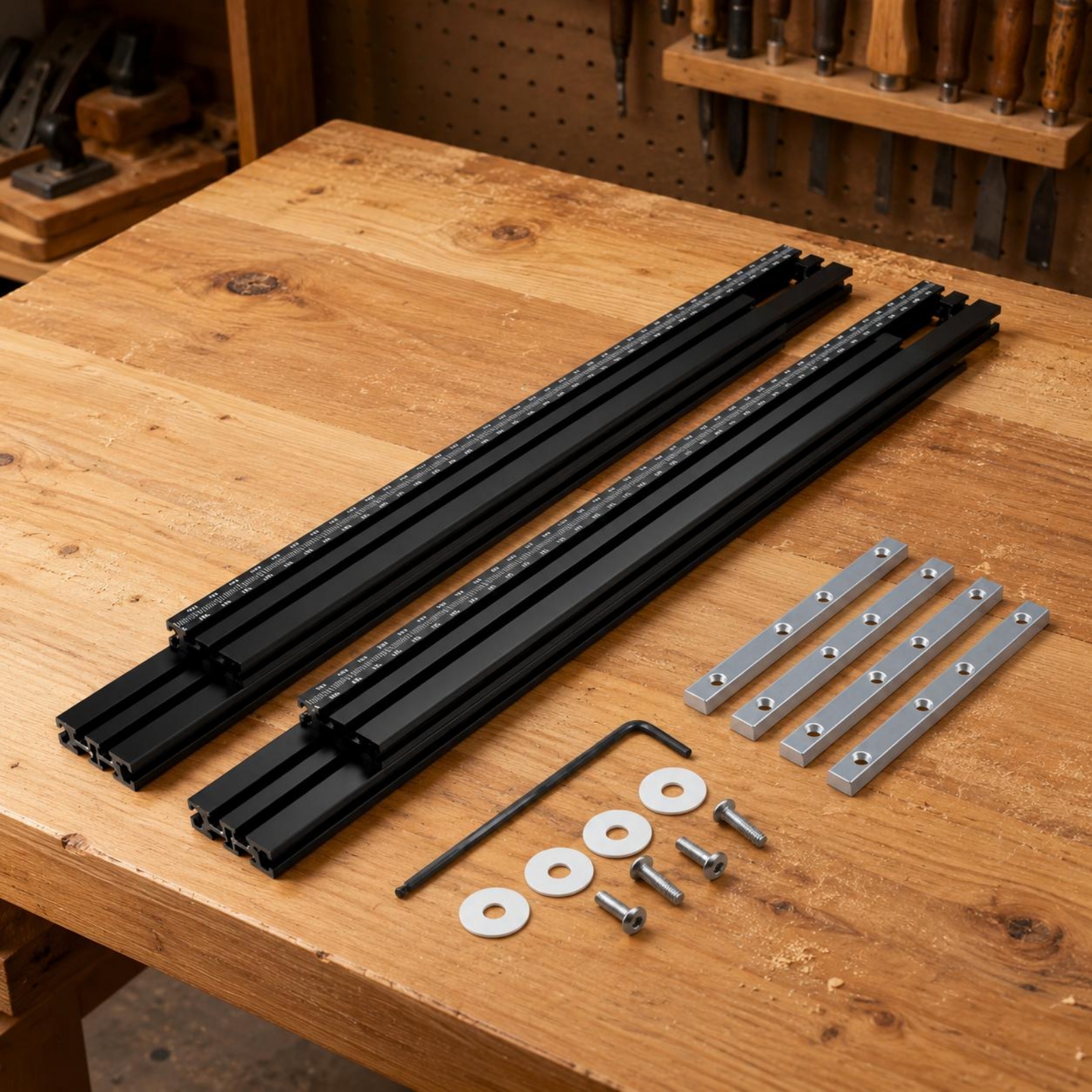 Routing Guide Tracks Metal Cut - Woodworking Kits avis et prix