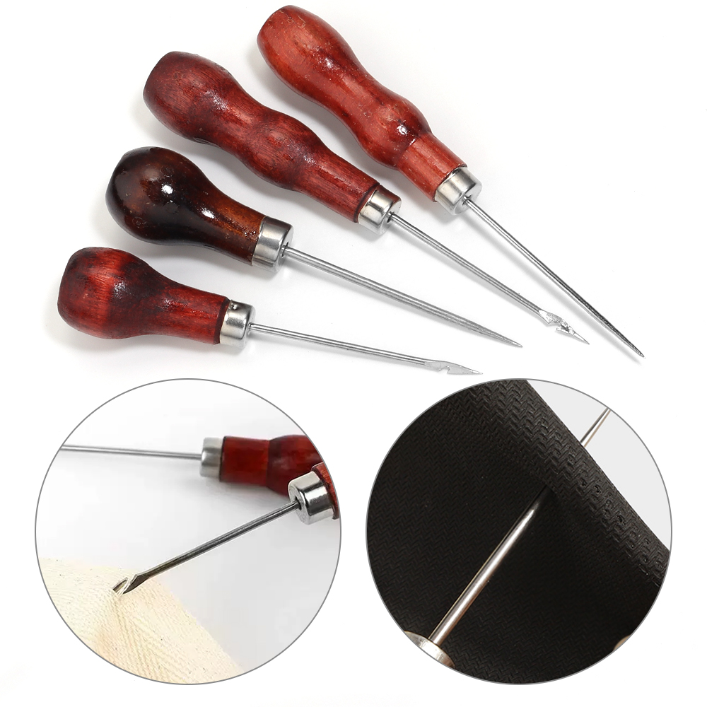 Wooden Handle Awls DIY Leather - Woodworking Shoes avis et prix