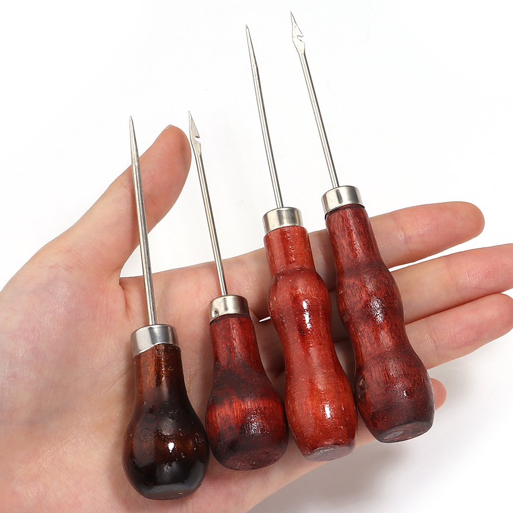 Wooden Handle Awls DIY Leather - Woodworking Shoes avis et prix