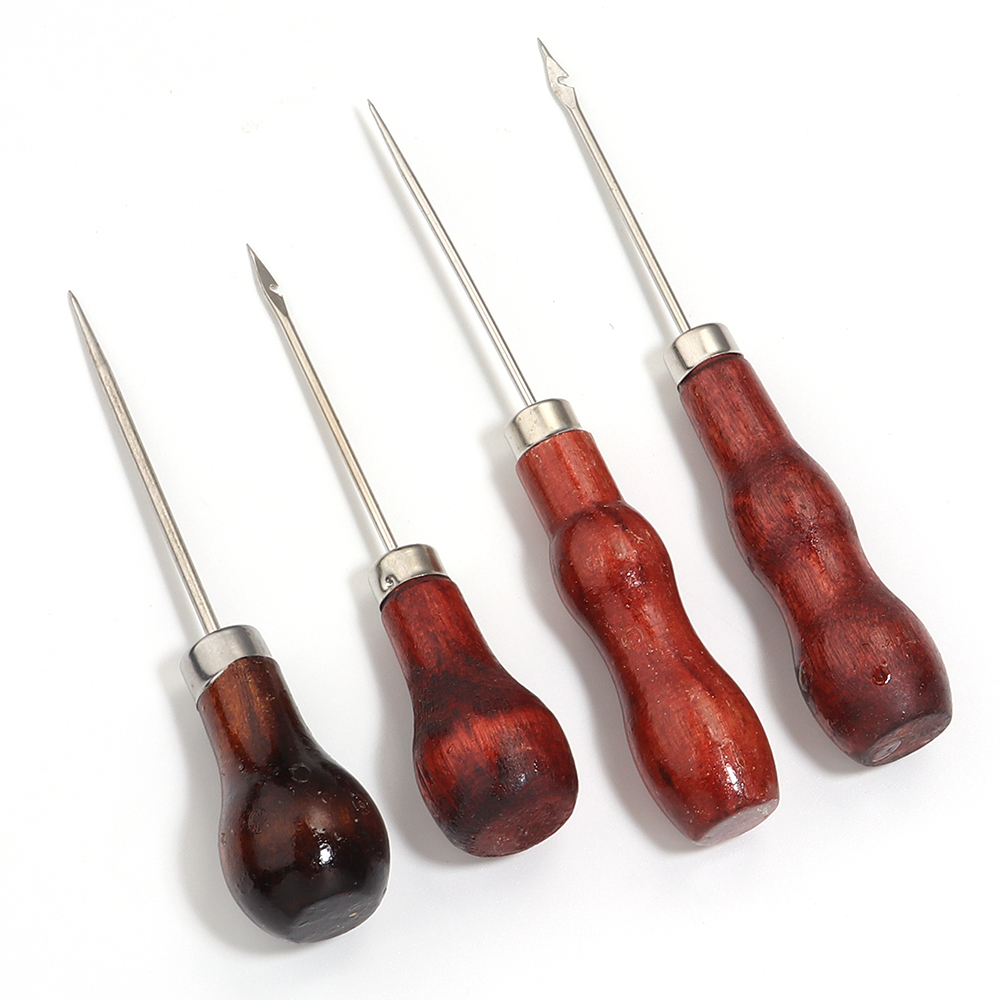 Wooden Handle Awls DIY Leather - Woodworking Shoes avis et prix