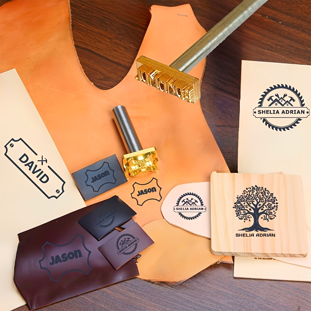 M8 Custom Branding Iron Stamp  - Woodworking Logo Design Free avis et prix
