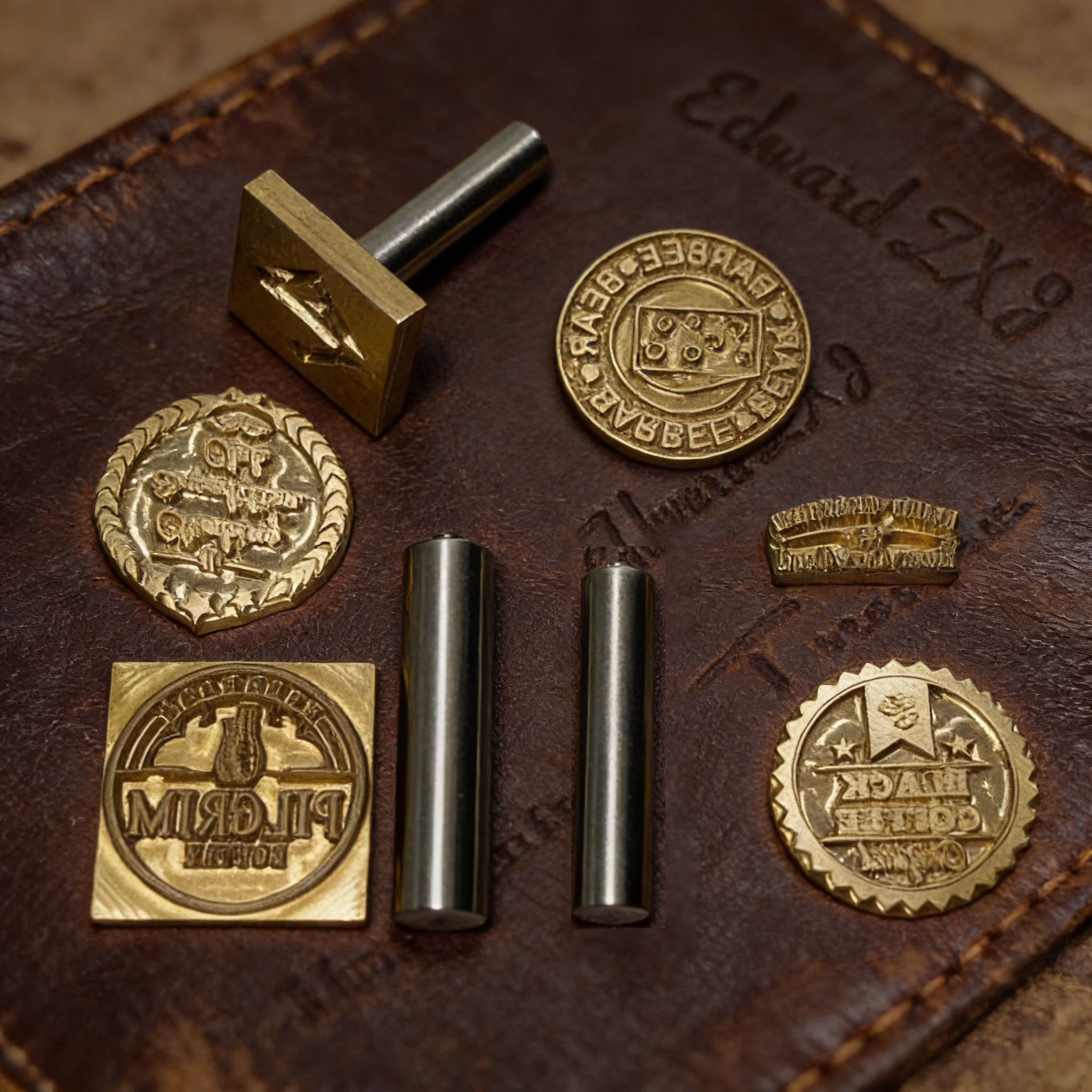 M8 Custom Branding Iron Stamp  - Woodworking Logo Design Free avis et prix