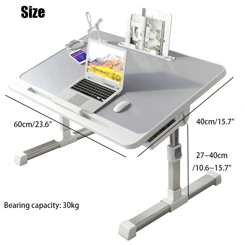 Laptop Bed Tray Table Adjustab - Woodworking School avis et prix