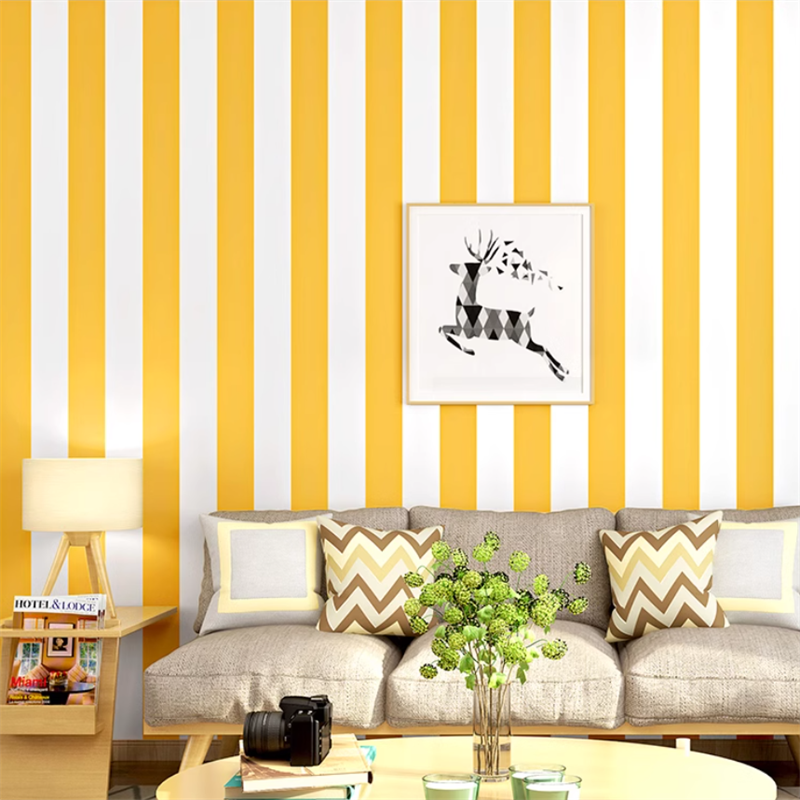 Vertical stripe self-adhesive  - Woodworking Wallpaper avis et prix