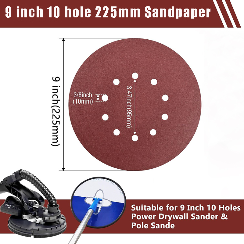 20 Pcs 9 Inch 225mm10 Hole Wal - Woodworking Wallpaper avis et prix