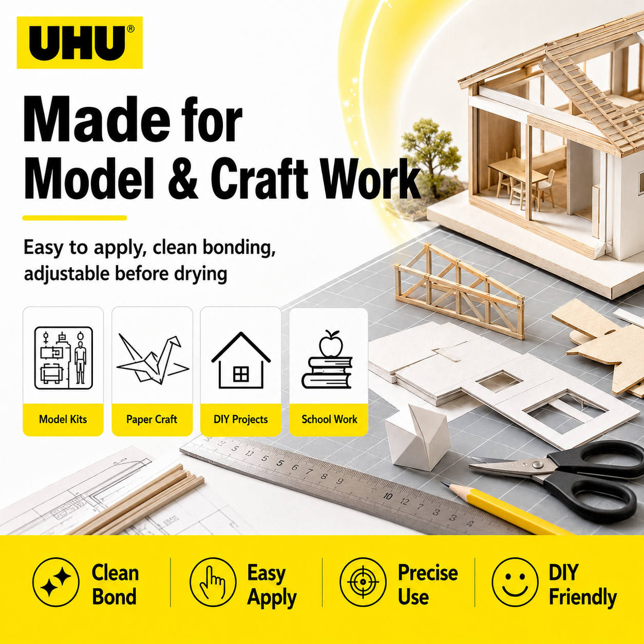 Original UHU All Purpose Adhes - Woodworking Shoes avis et prix
