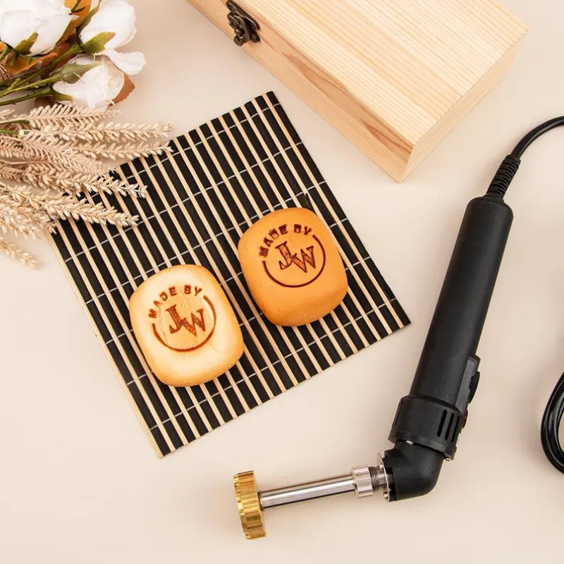 M8 Custom Branding Iron Stamp  - Woodworking Logo Design Free avis et prix