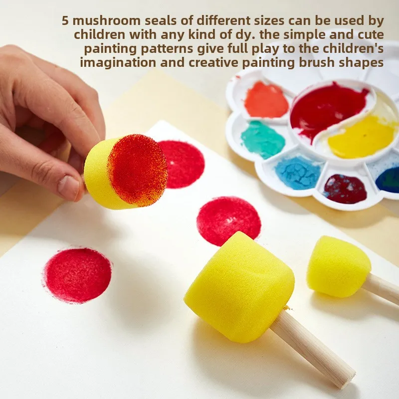 10 Pcs Set Wooden Handle Mushr - Woodworking For Kids avis et prix