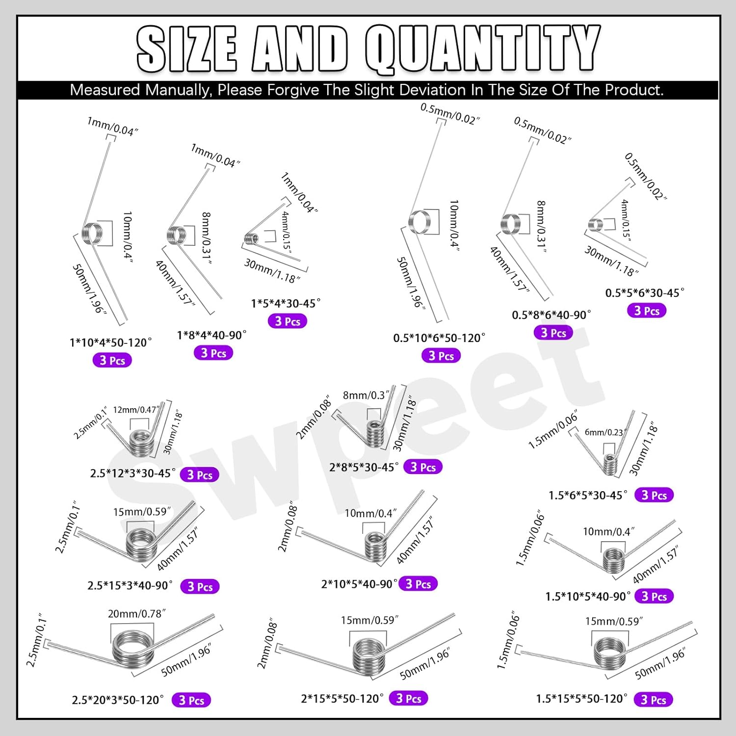 45Pcs 15 Sizes 45/90/120 Degre - Woodworking Kits avis et prix