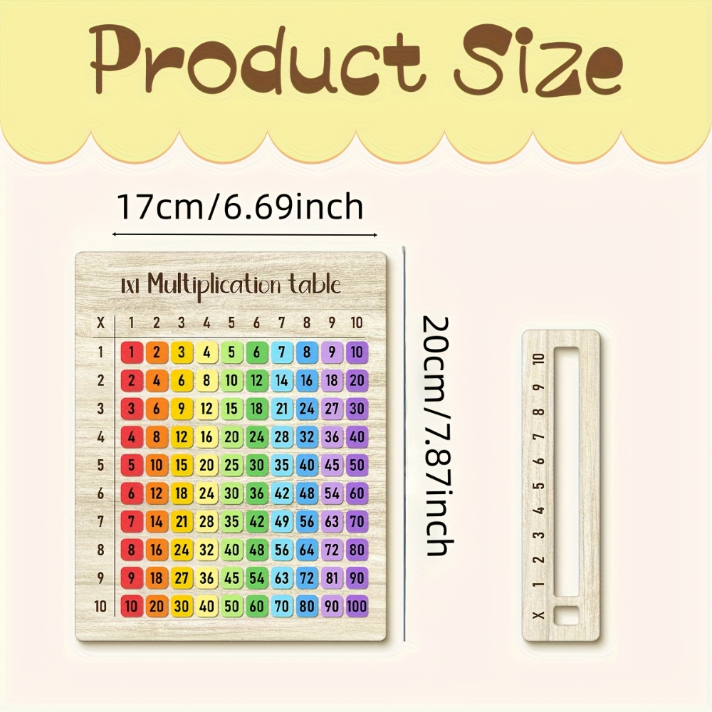 Multiplication Table Wooden Bo - Woodworking School avis et prix