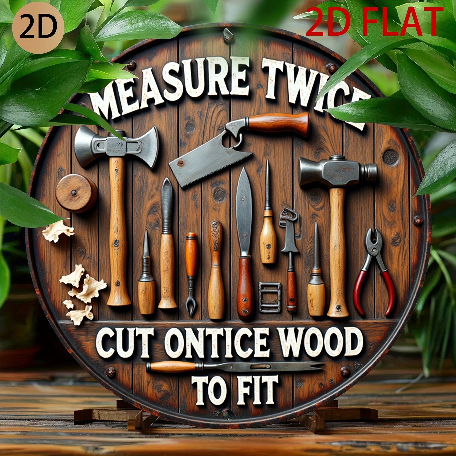 2D planar circular wooden tool - Woodworking Logo Design Free avis et prix