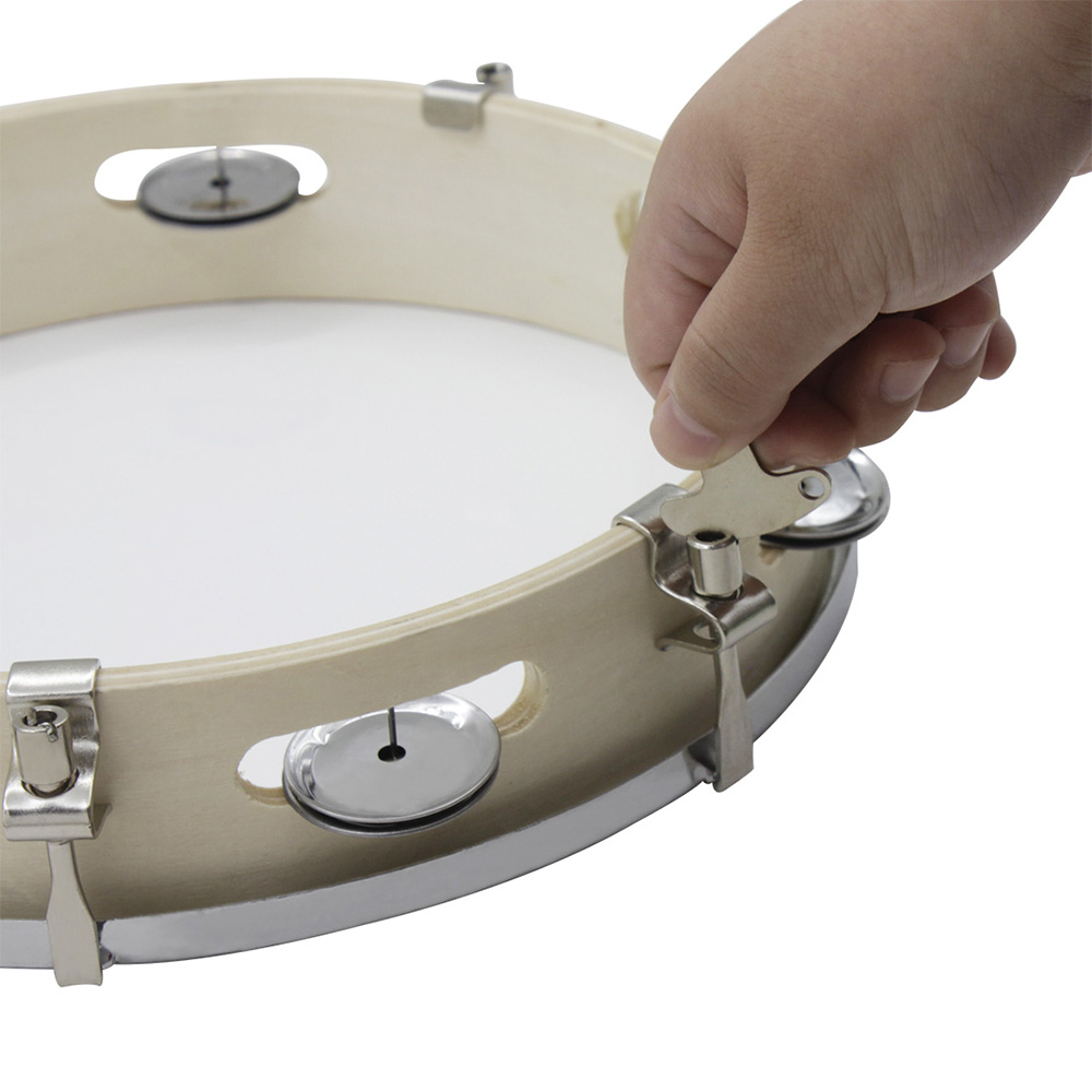 10 Inches Tambourine Adjustabl - Woodworking Art avis et prix